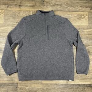 FIGS On-Shift ¼ Zip Sweater Knit Workwear size XXL 2XL Gray